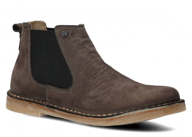Women's ankle boot NAGABA 085 olive samuel leather