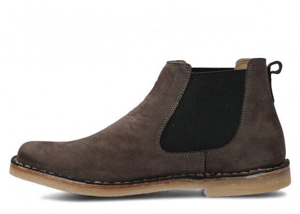 Women's ankle boot NAGABA 085 olive samuel leather