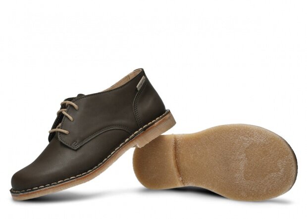 Shoe NAGABA 096 khaki sovage leather