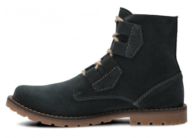 Men's ankle boot NAGABA 488 TLBE graphite velours leather