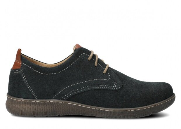 Shoe NAGABA 331 graphite velours leather