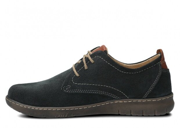 Shoe NAGABA 331 graphite velours leather