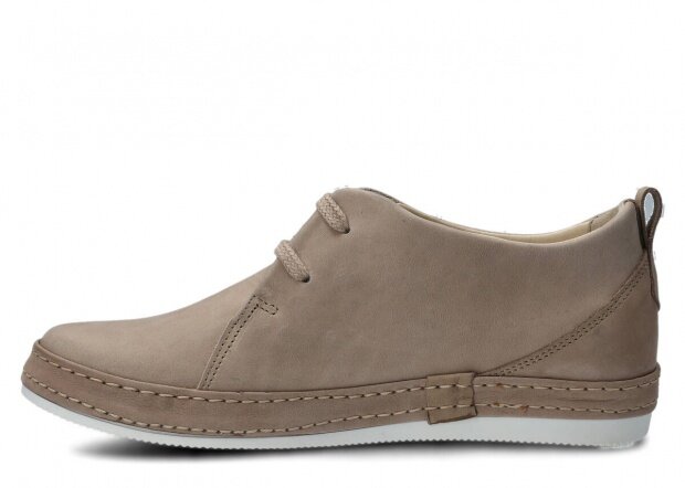 Shoe NAGABA 381/1 beige sovage leather
