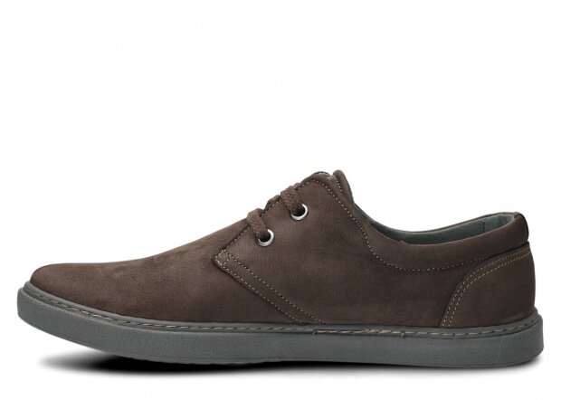 Men's shoe NAGABA 424 olive samuel leather