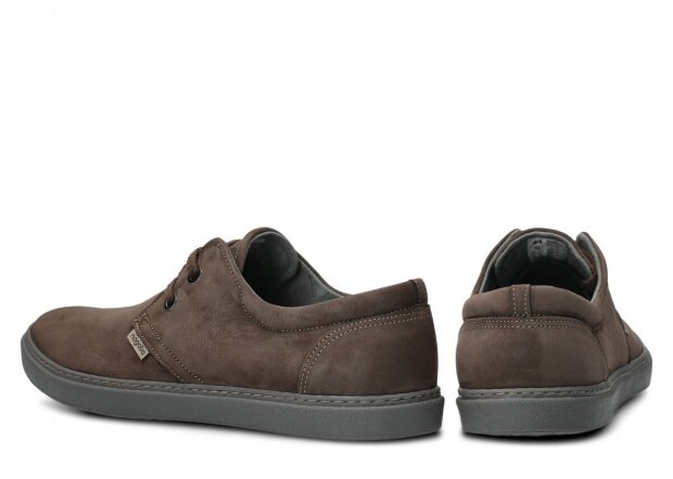 Men's shoe NAGABA 424 olive samuel leather