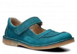 Women's shoe NAGABA 131<br /> TOBE turquoise crazy leather