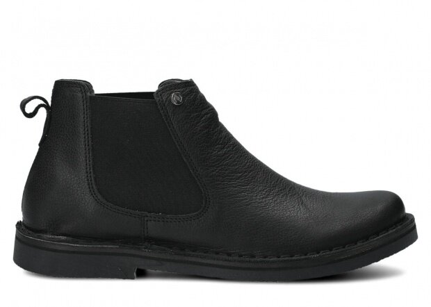 Women's ankle boot NAGABA 085 TOCZ black rustic leather