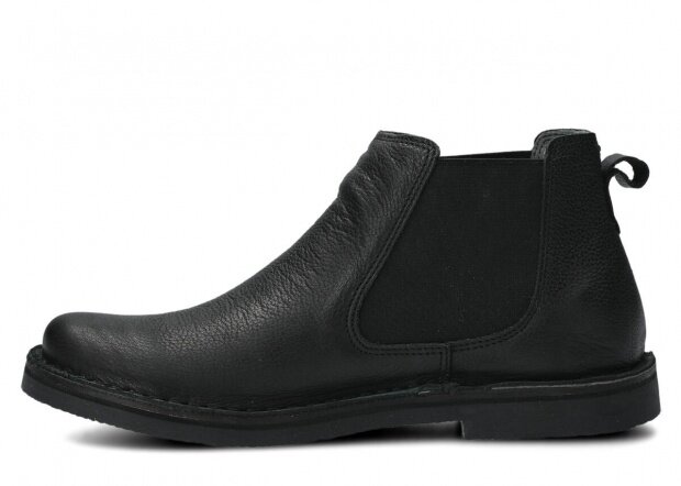 Women's ankle boot NAGABA 085 TOCZ black rustic leather
