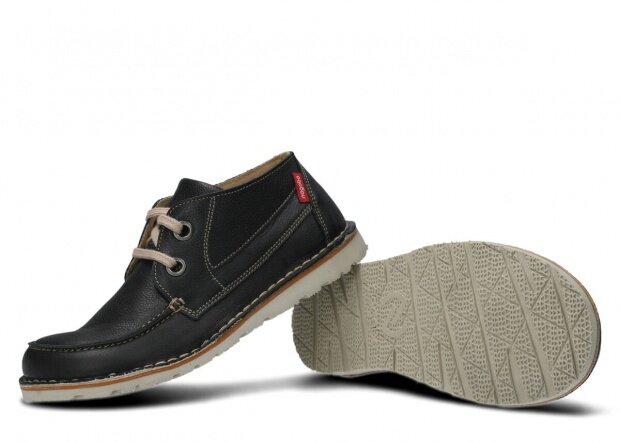 Shoe NAGABA 280 black rustic leather