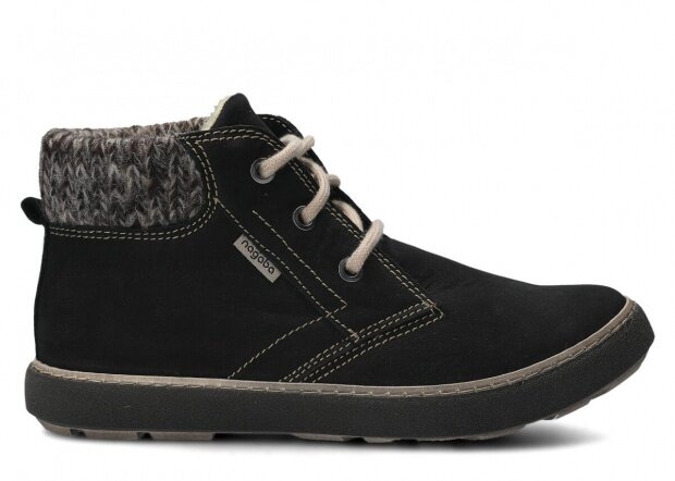 Women's ankle boot NAGABA 298 black samuel leather
