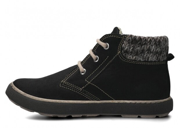 Women's ankle boot NAGABA 298 black samuel leather