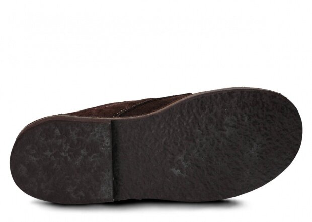 Shoe NAGABA 007 brown velours leather