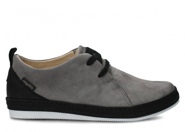 Shoe NAGABA 381 grey samuel leather