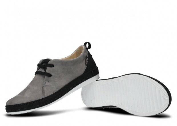 Shoe NAGABA 381 grey samuel leather