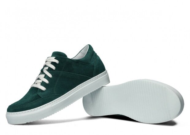 Shoe NAGABA 012 emerald velours leather