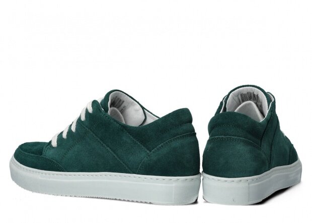Shoe NAGABA 012 emerald velours leather