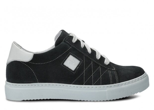 Shoe NAGABA 010 graphite velours leather