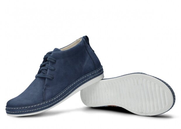 Ankle boot NAGABA 383 navy blue samuel leather