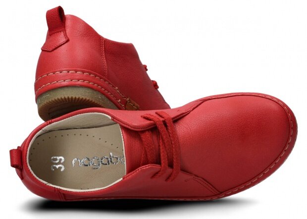 Shoe NAGABA 382 red rustic leather