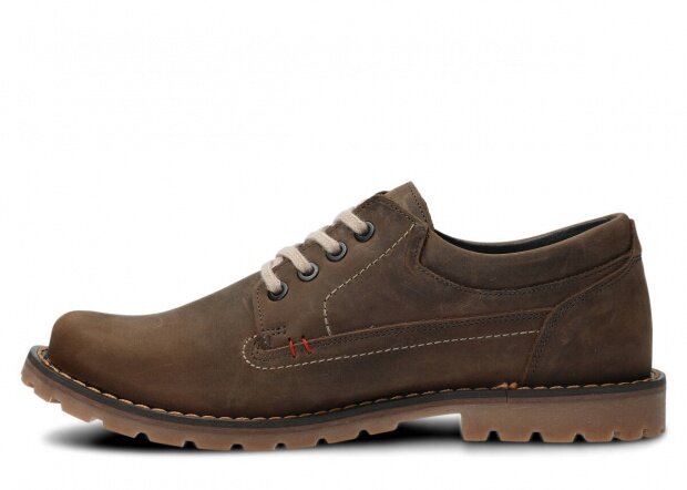 Men's shoe NAGABA 445 olive crazy leather