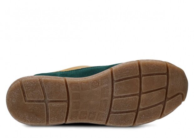 Shoe NAGABA 125 emerald velours leather