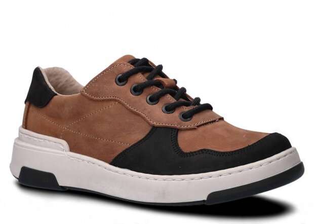 YOUTH SHOE MODEL 438 BROWN CRAZY - SIZE 37