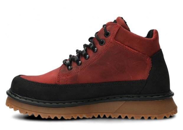 Ankle boot NAGABA 600 red crazy leather