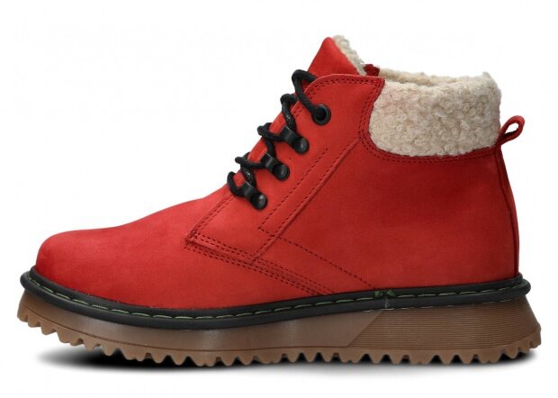 Ankle boot NAGABA 602 red samuel leather