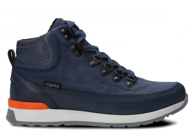 Ankle boot NAGABA 603 navy blue samuel leather
