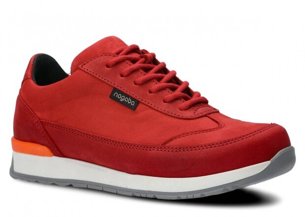 Shoe NAGABA 605 red samuel leather