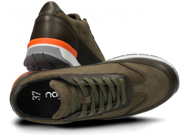 Shoe NAGABA 605 khaki samuel leather