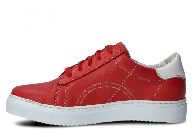Shoe NAGABA 010 red rustic leather