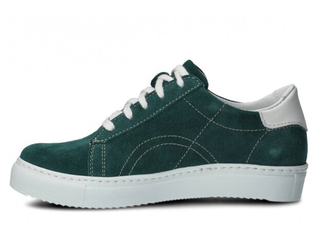 Shoe NAGABA 010 emerald velours leather