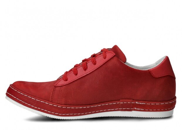 Shoe NAGABA 042 red campari leather