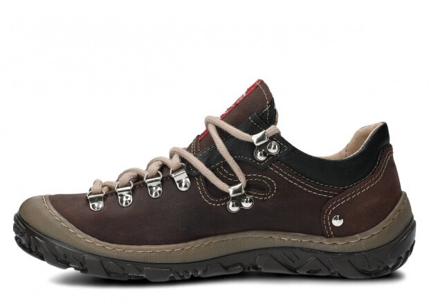 Trekking shoe NAGABA 054 brown barka leather