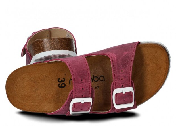 Profiled Slides NAGABA 017 pink crazy leather s. 36-40