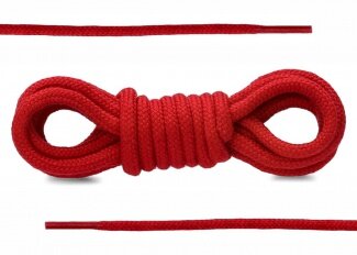 SHOELACES 350<br />CM RED COTTON ROUND