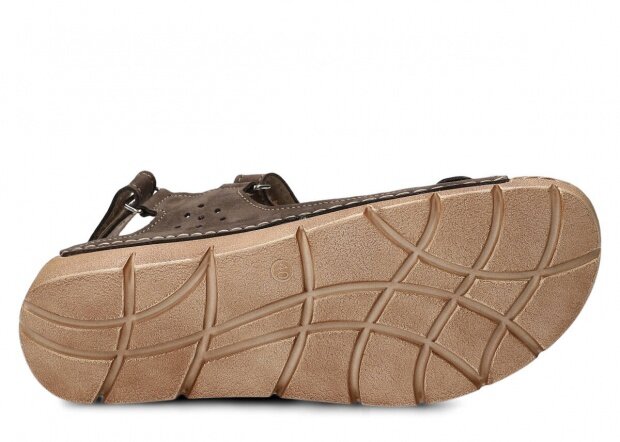 Women's sandal NAGABA 306 olive samuel leather