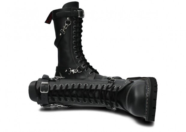 Combat booty NAGABA 501 black bosman leather