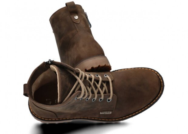 Men's hiking boot NAGABA 089 olive crazy leather