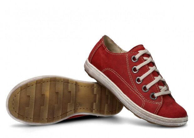 YOUTH SHOES MODEL 292 RED CAMPARI - SIZE 36