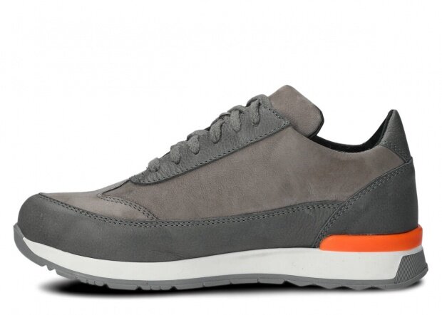 Shoe NAGABA 605 grey samuel leather