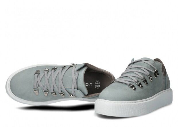 Shoe EVENEMENT EV901 grey blue leather