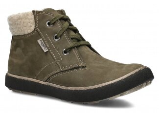 YOUTH BOOT MODEL 298 KHAKI SAMUEL + SHEEPSKIN - SIZE 37