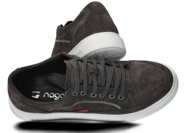 Shoe NAGABA 462 graphite velours leather