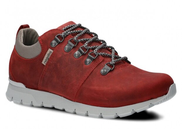 Trekking shoe NAGABA 070 red crazy leather