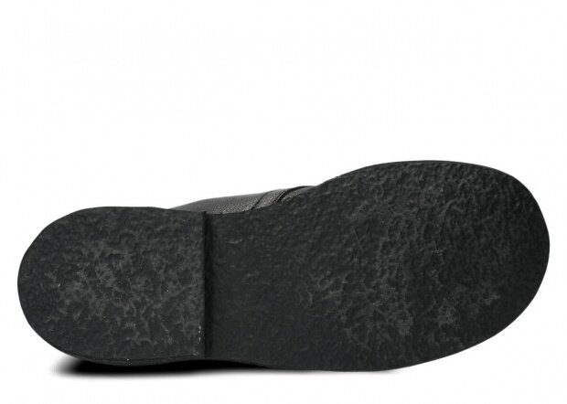 Men's ankle boot NAGABA 075 black rustic leather