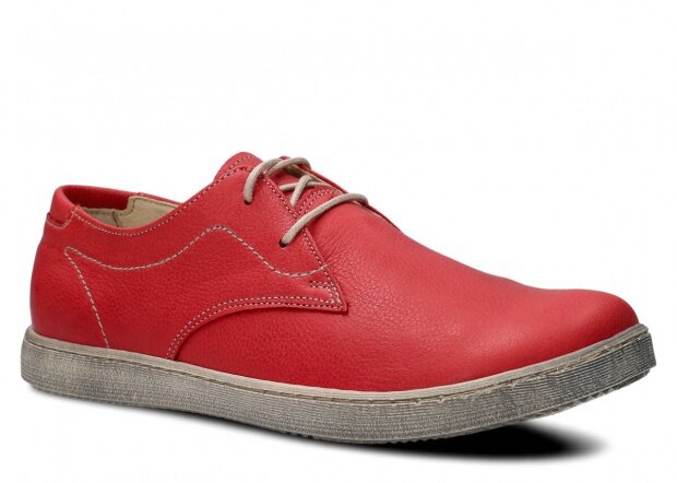 Shoe NAGABA 396 red rustic leather