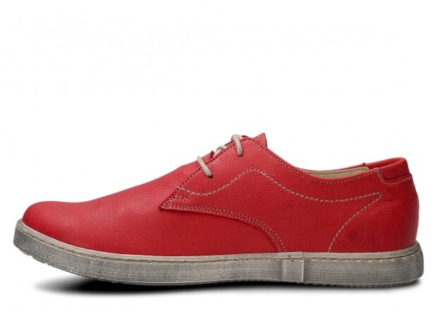 Shoe NAGABA 396 red rustic leather