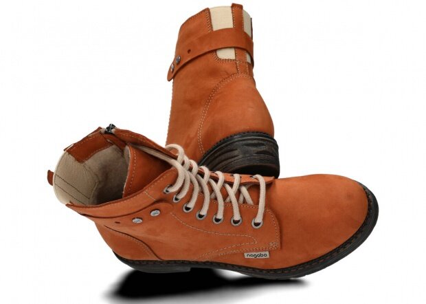 Women's ankle boot NAGABA 335 ginger samuel leather